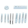 thumbnail image 1 of Herwey Eyelet Die Punch Tool Hole Set Snap Rivet Setter Base Leather Craft Kit Hardware,Leather Craft Accessories,Snap Rivet Setter, 1 of 8