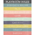thumbnail image 3 of Louise, Gigi 15x18 Black Modern Framed Museum Art Print Titled - Playroom Rules, 3 of 5