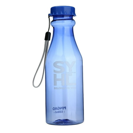 

Kitchen Tools Outdoor Sports Travel Water Bottle Portable Leak-proof Camping Water Cup Blue