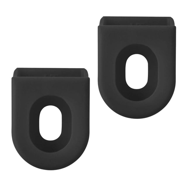 Cubierta protectora del brazo de manivela Zulema 2 uds bicicleta de montaña brazo Protector manga cigüeñal fundas protectoras ciclismo Negro