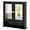 Black, variant on MYZBBD Bathroom Medicine Cabinet with Mirror, Wall Mounted Wooden Hanging Organizer with Doors and Shelves, Bathroom Wall Mirror Cabinet (Mirror Doors, White)