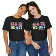 thumbnail image 4 of Sista We Out, Teachers, Bella & Canvas, Cotton Short Sleeve T-Shirt, S-5XL, 4 of 6