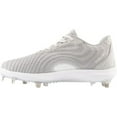 thumbnail image 4 of New Balance Men's Fuelcell 4040V7 Low Metal Baseball Cleat Grey/White Wide 8.5, 4 of 6