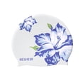 thumbnail image 4 of Gorro de Baño de Silicona Zulema Sombrero de Natación Blanco, 4 of 8