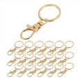 thumbnail image 3 of 100PCS Swivel Clasps Lanyard Snap Hooks with Key Rings, Key Chain Clip Hooks Lobster Claw Clasps for, 3 of 5