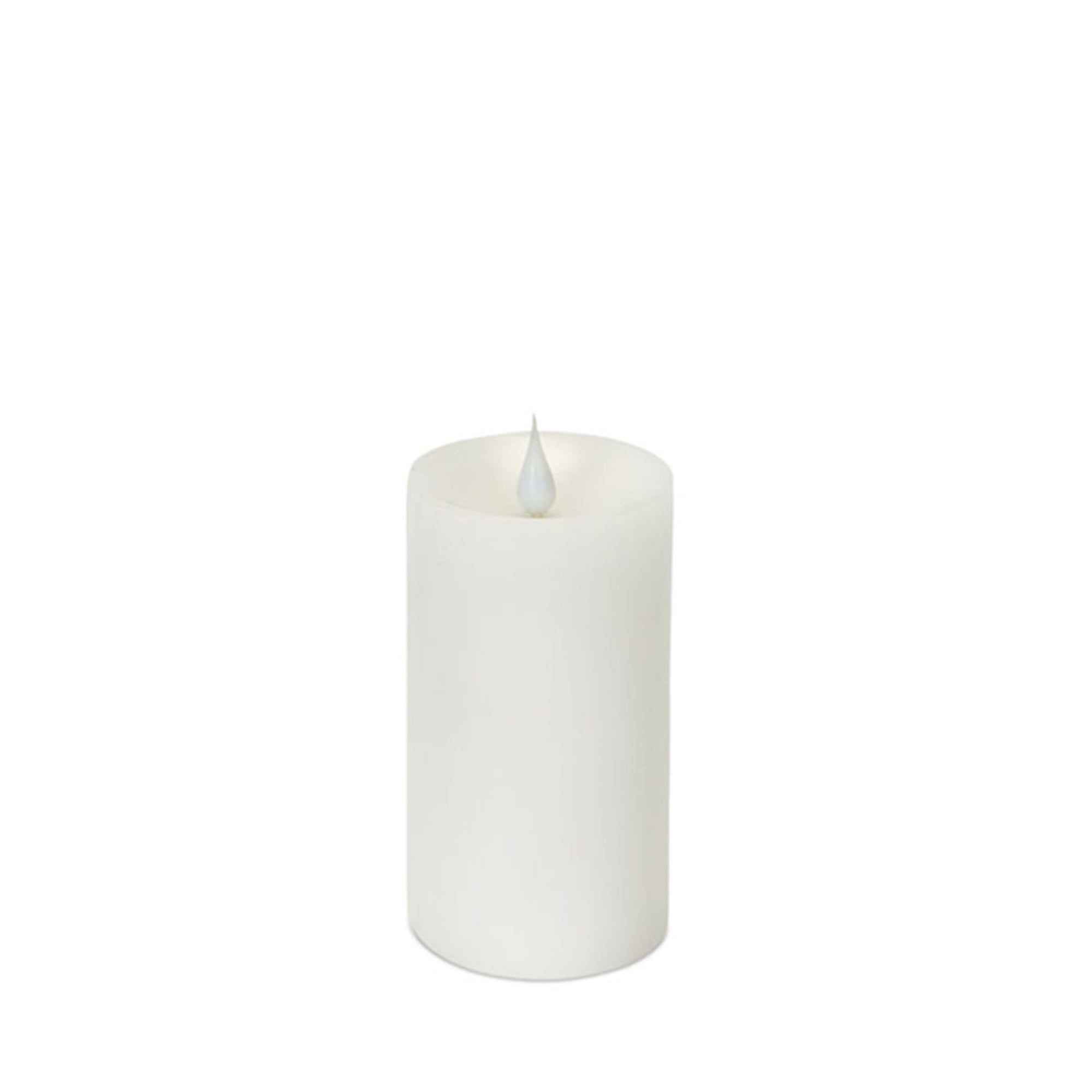 Simplux LED Pillar Candle w/Moving Flame (Set of 2) 3"D x 5"H