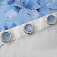 thumbnail image 4 of jejeloiu Modern Aesthetic Leaves Black Out Curtains,Rustic Floral Curtains Pack of 2 (42x63 Each),Blue Flowers Bedroom Curtains For Men Women,Luxury Bedroom Decor, 4 of 6