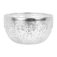 thumbnail image 1 of 1Pack Kitchen Fruit Bowl Silver Metal for Storage 18x7.1in Home Use and Gift, 1 of 8
