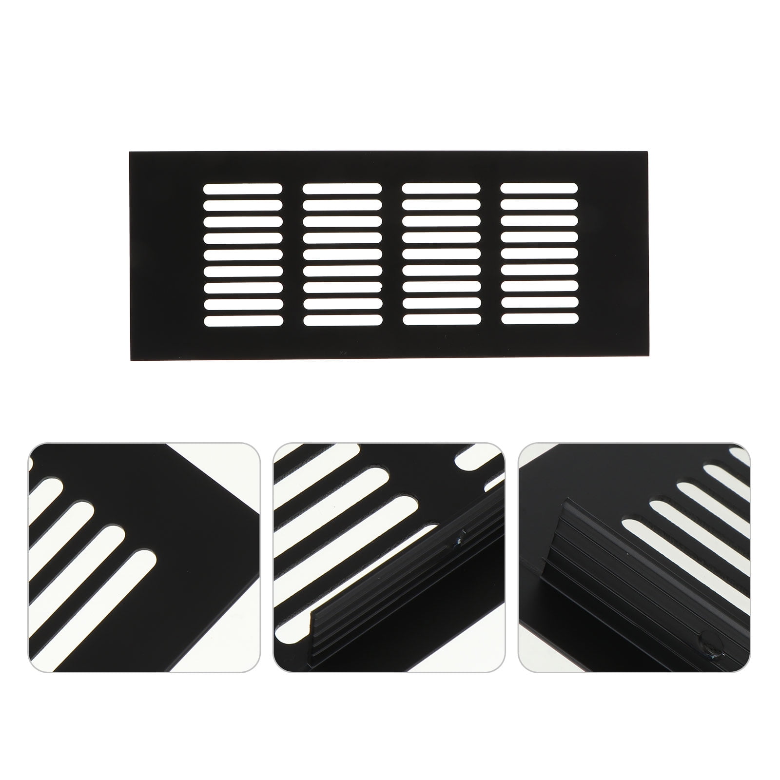 unbranded 12 pcs Vents Cover Grille Wardrobe Shoes Cabinet Air Vent Grille for Furniture