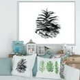 thumbnail image 2 of Designart 'Conifer Cone Black and White' Traditional Framed Canvas Wall Art Print, 2 of 5