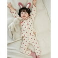 thumbnail image 4 of Conjunto de Pijama Infantil para niña, ropa coreana para bebé, pantalones y Top estampados bonitos, Otoño, 2023, 4 of 4