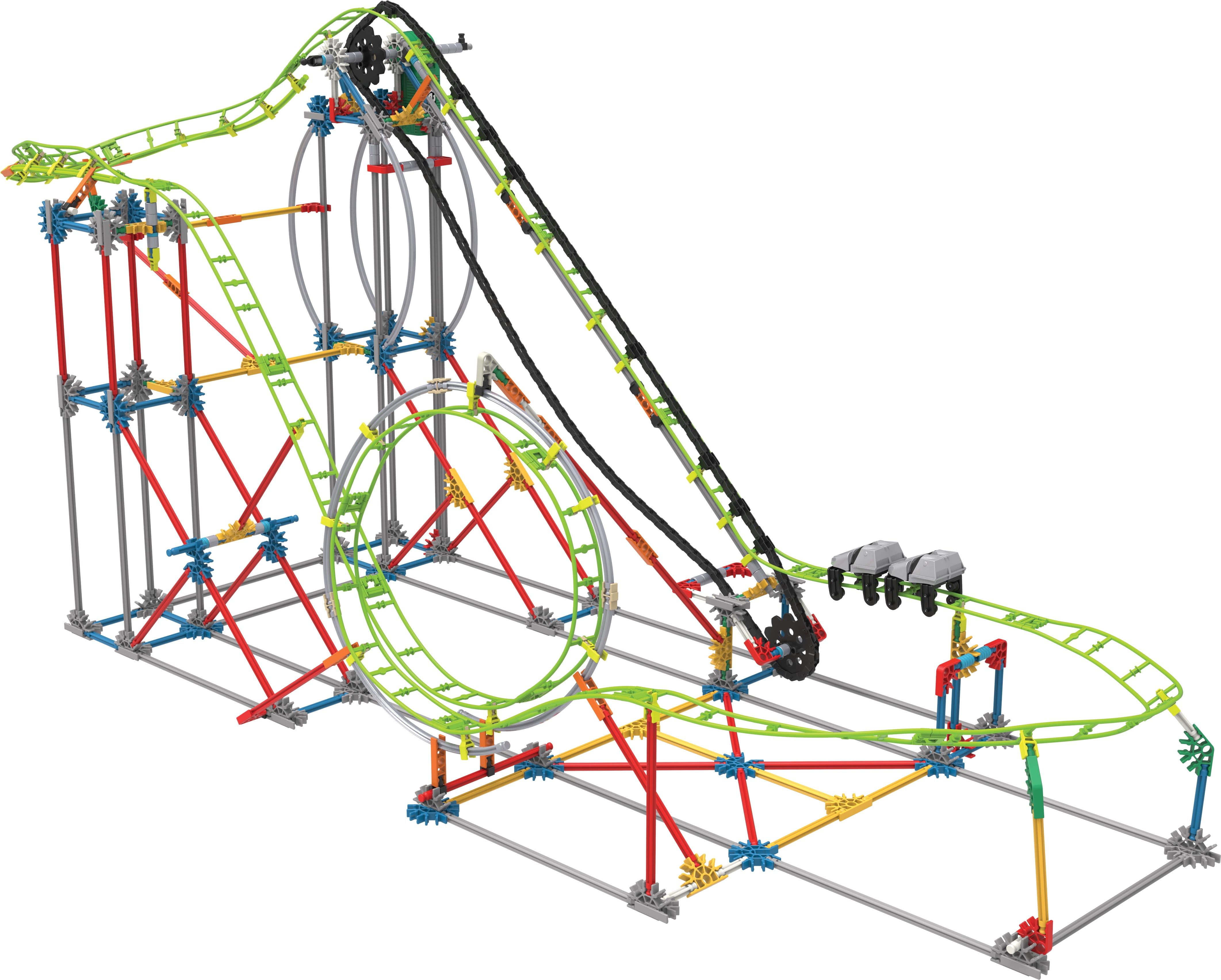 knex double doom roller coaster