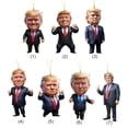 thumbnail image 4 of Patriótico Donald Trump 2024 Adorno Navideño 2D Acrílico Dibujos Animados (11), 4 of 6