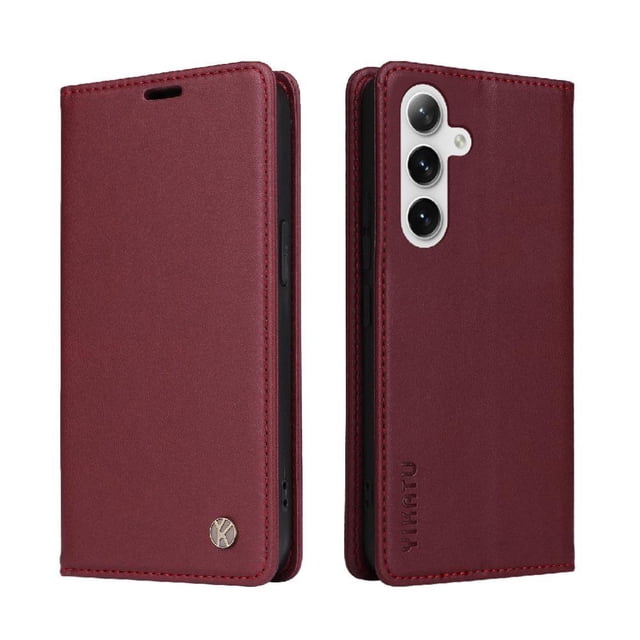 Funda para Samsung Galaxy S24 Plus Estuche de Cuero PU Tipo Cartera con Ranuras para Tarjetas y Cierre Magnético