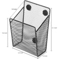 thumbnail image 5 of MyGift Black Metal Mesh Magnetic Pencil Cup, Set of 3 Dry Erase Marker Holder, 5 of 5