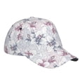 thumbnail image 3 of Balery Baseball Cap Adjustable Size for Running Workouts and Outdoor Activities All Seasons Dad Hat(Lilies Flowers), 3 of 9
