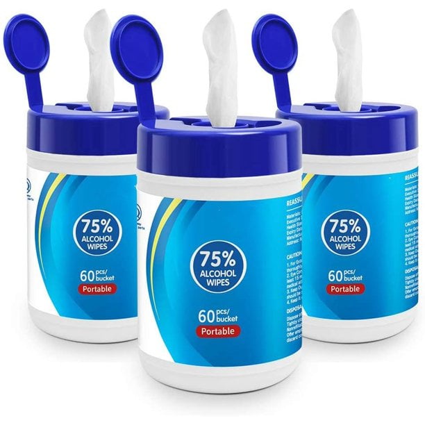 OIENS 3 Pack Wipes Body Hand Face Wipes Cleansing Cloth Wet Wipes