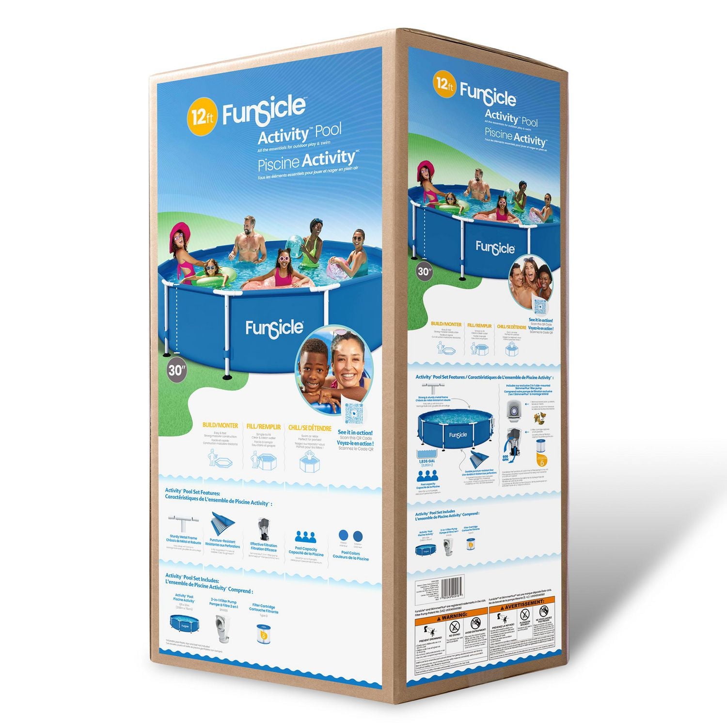 Funsicle 12 ft Activity Pool