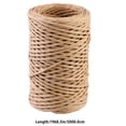 thumbnail image 4 of 1 Roll 50M Long Floral Art Iron Wire Rope Flowers Gift Wrapping Rope Gardening Winding Rope Fresh Flower Binding Rope for Store Use (Log Color), 4 of 5