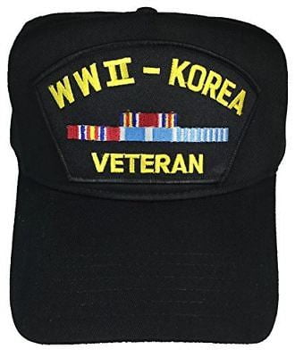 WORLD WAR TWO 2 AND KOREA VETERAN HAT 