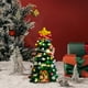 thumbnail image 5 of Decoraciones Del Árbol de Navidad 10 Pulgadas de Artesanía de Bricolaje Mini Árbol de Navidad de Resplandor, Árbol de Navidad de Mesa Pequeño con 20 Conos de Luz Led Y Decoraciones de Navidad Luces De, 5 of 6