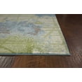 thumbnail image 3 of 10'x13' Green Blue Machine Woven Abstract Indoor Area Rug, 3 of 4