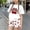 White, variant on ITSAME Girls Outfits 2-Piece, Crewneck T-Shirts and Shorts Fashion Print Summer Loose Casual Clothes Set Hot Pink Size 12