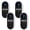 4pcs, variant on Airguard 4-in-1 Gas Detector pro, with Real-Time Digital Display, Plug-In, Battery Backup, Easy Setup for Home, Apartment, RV