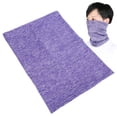 thumbnail image 1 of Pañuelo facial multifuncional transpirable, elástico, suave, lavable, banda para el pelo (morado), 1 of 14
