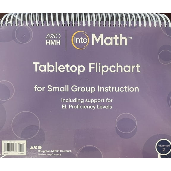 HMH Into Math: Tabletop Flipchart for Small Group Instruction Advanced 2