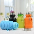 thumbnail image 6 of 550ml folding cup sports travel mug foldable telescopic silicone water bottle outdok806, 6 of 7