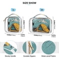thumbnail image 4 of Clear Makeup Bags with Handle Large Opening 2 Pack Set Toiletry Bag Quart Size Bag, for Women Man Traveling Travel Essentials, Toiletries and Other. Mountain Camp, 4 of 5
