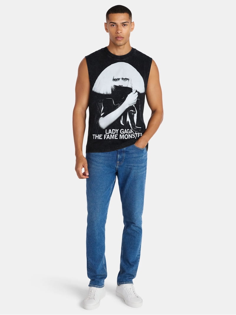 Lady Gaga Graphic Pride Muscle Tank Top, Men's Sizes XS-3XL