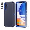 thumbnail image 1 of Aggxpf for Samsung Galaxy A54 5G Phone Case with Screen Protector & Camera Lens Protector, Full Body Protection Phone Cover, Navy Blue, 1 of 6