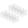thumbnail image 3 of MasteelfCA 10pcs Plastic Shelf Divider Side Splitters Supermarket Classification Racks, 3 of 8
