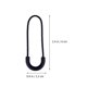 thumbnail image 2 of NUOLUX 30Ud Cabezal De Cremallera Con Cuerda De Nylon Antideslizante Para Uso En Chaquetas Negro, 2 of 8