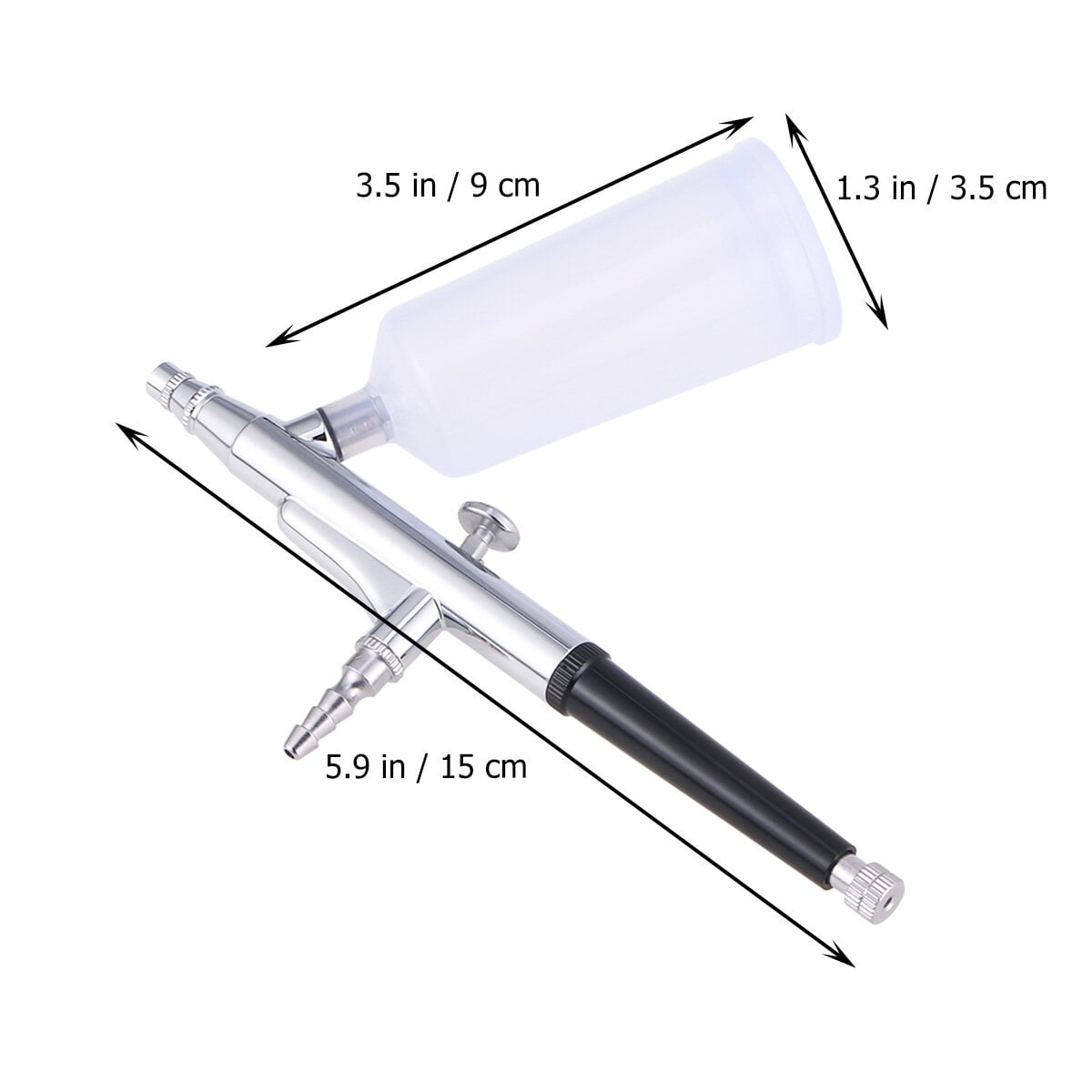 WHAMVOX Cake Nozzle Professional Airbrush Silver