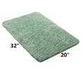 thumbnail image 2 of Soft Fluffy Bathroom Rugs Absorbent Non-Slip 20" x 32" Light Green Microfiber Plush Bath Mats Machine Washable, 2 of 8