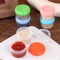 thumbnail image 5 of Food Storage Containers Dishwasher Safe Storage Cups 1/4/6pcs Snack Containers Small Food Storage Cups with Lids Bpa Reusable Sauce Condiments Salad, 5 of 8