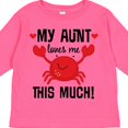 thumbnail image 4 of Inktastic My Aunt Loves Me Nephew Boys or Girls Long Sleeve Toddler T-Shirt, 4 of 5
