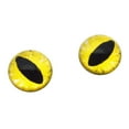 thumbnail image 2 of High Domed Bright Yellow Cat or Dragon Glass Eyes, 2 of 3