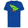 thumbnail image 1 of Green Red-Eyed Tree Frog Cartoon Tee Men's -Image by Shutterstock, 1 of 1