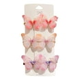 thumbnail image 6 of Misterolina Butterfly Hair Clips Claw Barrettes Mini Small Jaw Clip Girls Women UK, 6 of 8