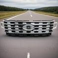 thumbnail image 4 of For Ford Expedition 2018-2021 Front Grille Bumper Grill Chrome Gray LL1Z8200BB, 4 of 14