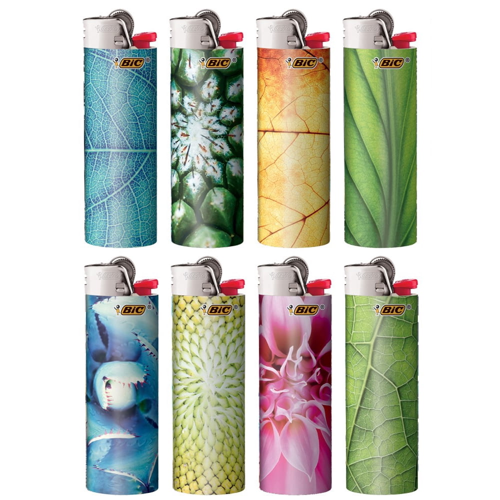 BIC Special Edition Nature Series Lighters, Set of 8 Lighters Walmart