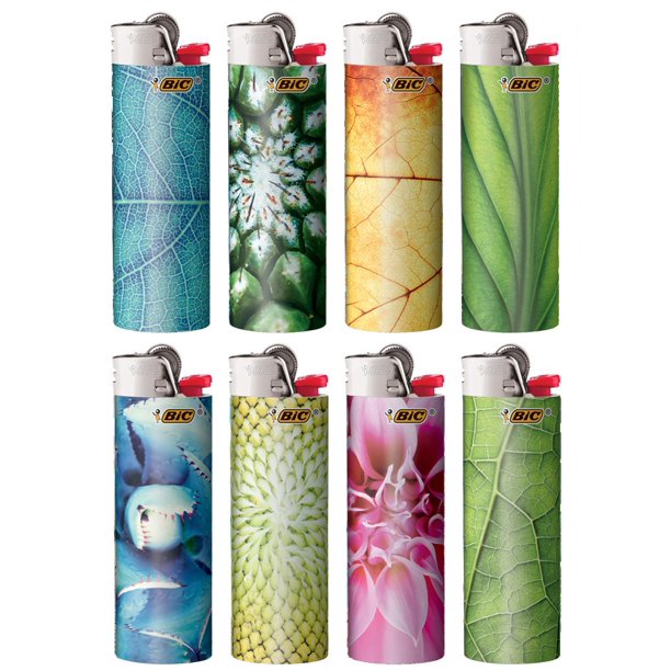 BIC Special Edition Nature Series Lighters, Set of 8 Lighters Walmart