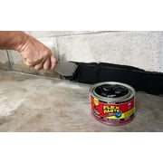 Flex Paste Industrial Sealant, Thick Rubber Coating, Black, 8.75 fl oz