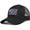 BLACK, variant on American Fish Flag Trucker Hats - Fishing Gifts for Men - Outdoor Snapback Fishing Hats Perfect for Camping and Daily Use