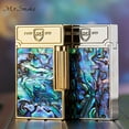 thumbnail image 2 of Kerosene lighter, Top Metal Pocket Lighter Daily Use, Sold Without Fuel.,SKU01048-银色红贝, 2 of 15