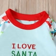 thumbnail image 4 of Conjunto de ropa de Papá Noel para bebé, disfraz de Navidad, pijamas para el hogar, ropa para niños pequeños, traje para niños, Invierno, 4 of 4